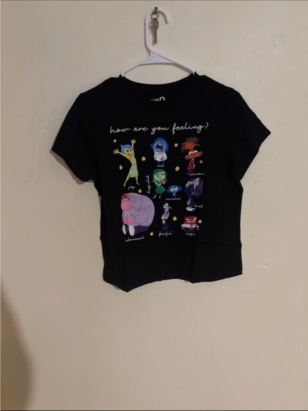 Kids Black 'Inside Out' Feelings Graphic Tee